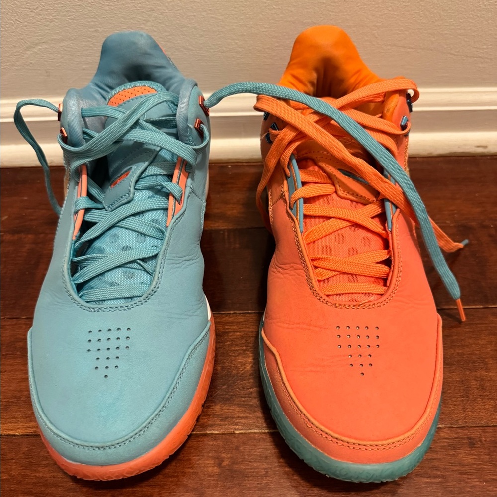 Nike Kids Blue and Orange Sneakers